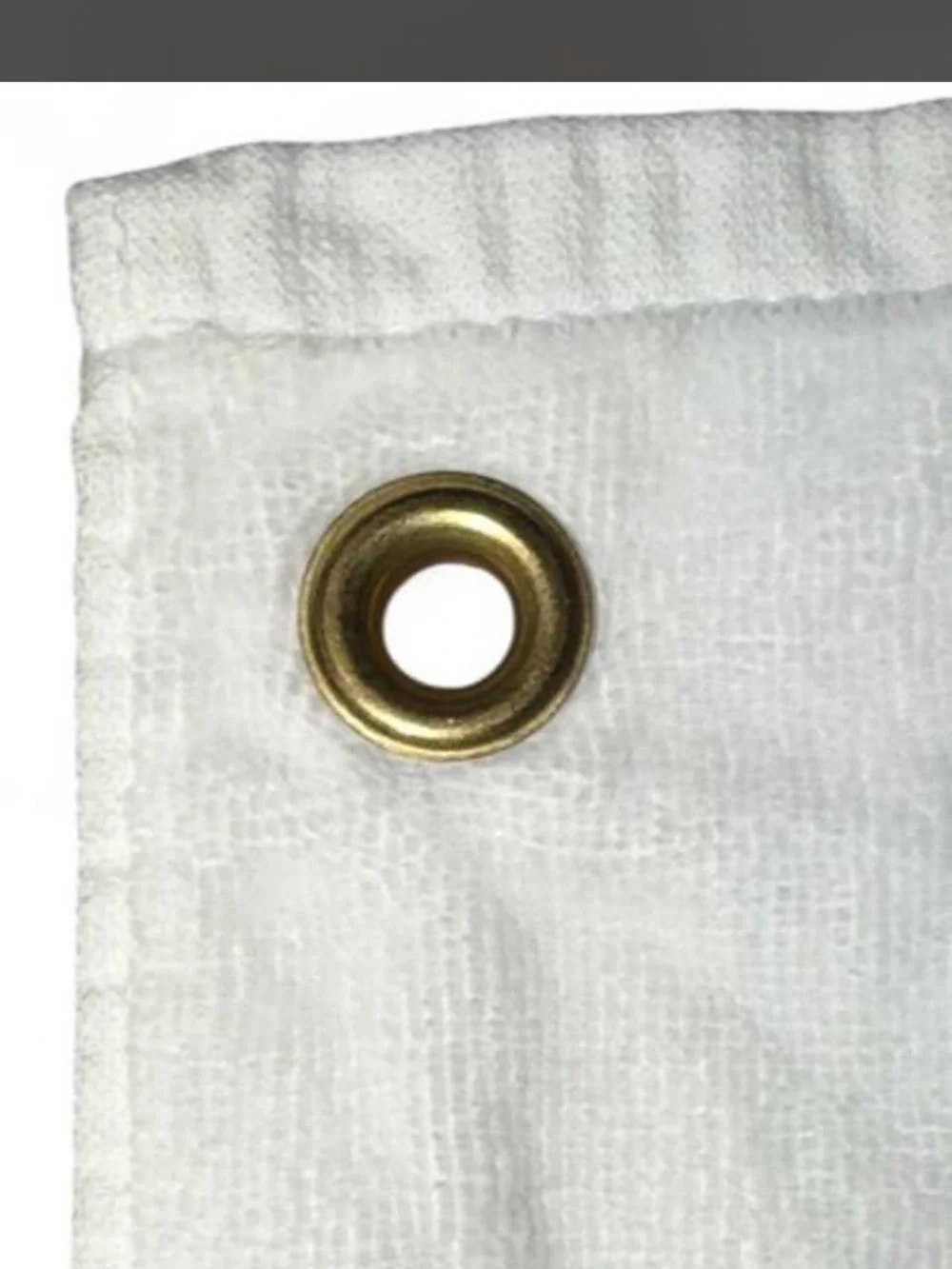 White Cotton Hand Towel with Eagle Print
